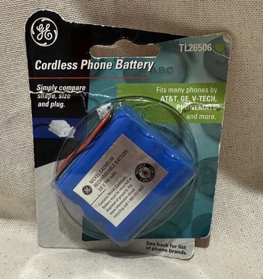 CORDLESS PHONE REPLACEMENT BATTERY FOR GE TL26506 - Image 1 of 3