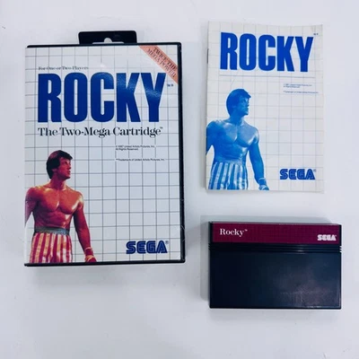 ROCKY - Sega Master System, 1987 Complete in BOX CIB w/ Manual FREE SHIP! - Image 1 of 4