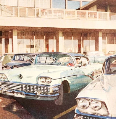 1958 Buick Air Born B58 Power Steering Advertisement Automobilia 50 Year DWII29 - Image 1 of 2