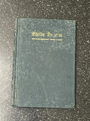 1918 Miniature Lutheran Book Bleibe Daheim German Youth W. Schmidt Antique RARE - Image 1 of 4