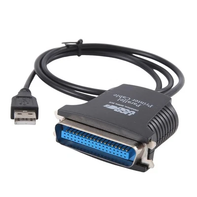  Adattatore convertitore scheda USB Express stampante DB36 LPT porta parallela nero Q9S8 - Immagine 1 di 4