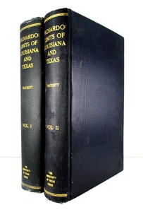 SIGNED "Pichardo's Treatise on the Limits of Louisiana and Texas" Hackett 2 vols - Bild 1 von 11
