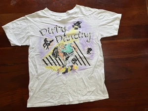 CAMISA DE BAILE SUCIO AÑOS 80 PATRICK SWAYZE JENNIFER GRIS PELÍCULA 19,5x25,5" -MED/LRG - Imagen 1 de 7