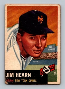 1953 Topps #38 Jim Hearn GD-VG Vintage Baseballkarte - Bild 1 von 2