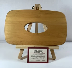 Longaberger Long Tissue Basket New In Box The WoodCrafts Lid Item 59951 Vintage - Picture 1 of 9