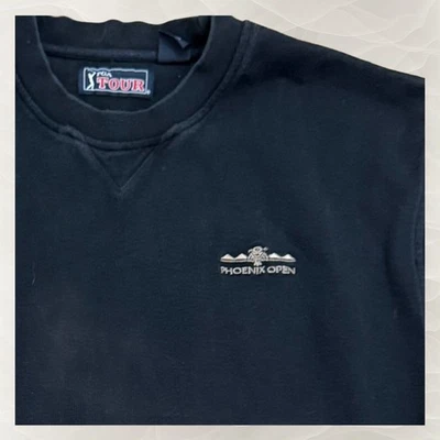 Sudadera PGA Tour XL Negra De Colección Para Hombre Cuello Redondo Bordada Phoenix Abierta Foto 1 de 4