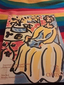 CHRISTIE'S IMPORTANT AMERICAN & MODERN PRINTS ILLUSTRATED BOOK 11/19/1990 ART  - Bild 1 von 2