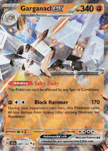 Garganacl ex, #089/142, SCR, Holo, Double Rare - NM - Picture 1 of 2