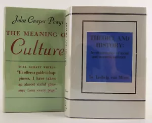 Philosophy Lot John Cowper Powys on Culture Ludwig von Mises on Social Evolution - Foto 1 di 18