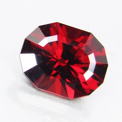 Granate Almandino Color Rojo Natural 3.54Cts 10x8mm Ovalado Corte Personalizado Gema Suelta Foto 1 de 4