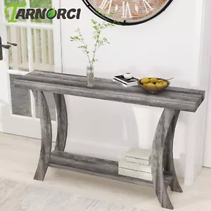 Sofa Table Entry Table Narrow Console Table 2-Tier for Entryway & Living Room US - Picture 1 of 11