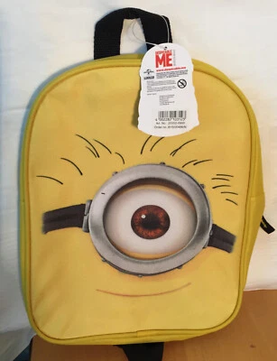 Kinderrucksack Minions, 30 x 22 x 9,5cm, verstellbare Träger, mit Etikett, NEU - Bild 1 von 3