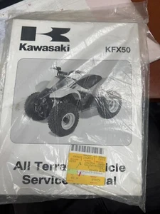2003 Kawasaki KFX50 NEW OEM All Terrain Vehicle Service Manual #99924-1297-01 - Picture 1 of 3
