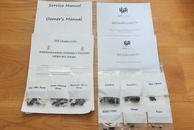 Kit de servicio de restauración de cubierta de carrete Teac A-4300SX reparación reconstrucción condensador Foto 1 de 4