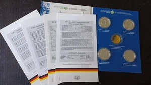 4er Set 10 Euro Gedenkmünzen FIFA 2003, 2004,2005, 2006 silber - Bild 1 von 1