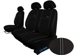 MERCEDES BENZ VITO 2016 - 2025 ARTIFICIAL LEATHER TAILORED FRONT SEAT COVERS - Picture 1 of 6