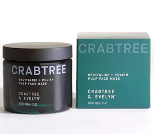 Crabtree & Evelyn Revitalise Polish Pulp Face Mask 100g RRP£40 Exfoliating Scrub - Picture 1 of 2