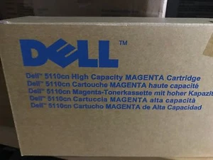  Original Dell 5110 5110CN Farbtonerkassette mit hoher Reichweite MAGENTA - Bild 1 von 1