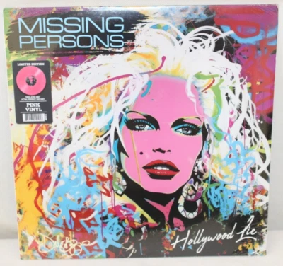 Missing Persons Hollywood Lie Colored Pink Vinyl LP 33 RPM Limited Edition NEW - Image 1 of 4