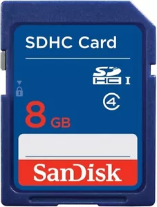 SanDisk Class 4 8GB Memory Card SD SDHC Card - Picture 1 of 1