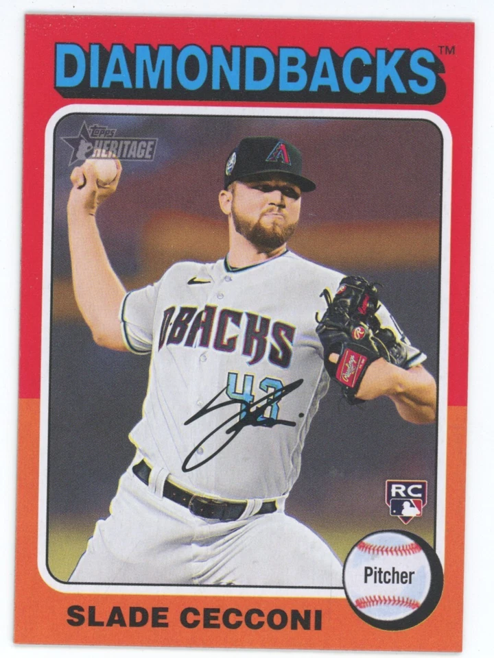 2024 TOPPS HERITAGE MINI SLADE CECCONI ARIZONA DIAMONDBACKS #397 - Image 1 of 1