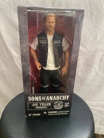 NEW IN BOX!! Sons of Anarchy Mezco Toys JAX TELLER PRESIDENT 12" Action Figure Cover