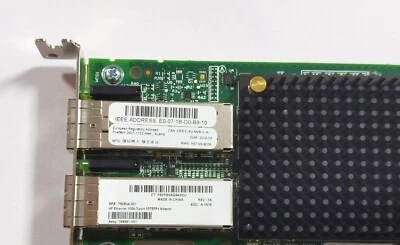 HP ETHERNET 557SFP+ Adapter 10GB 2 PORT 788995-B21 792834-001 788991-001 - Image 1 of 3