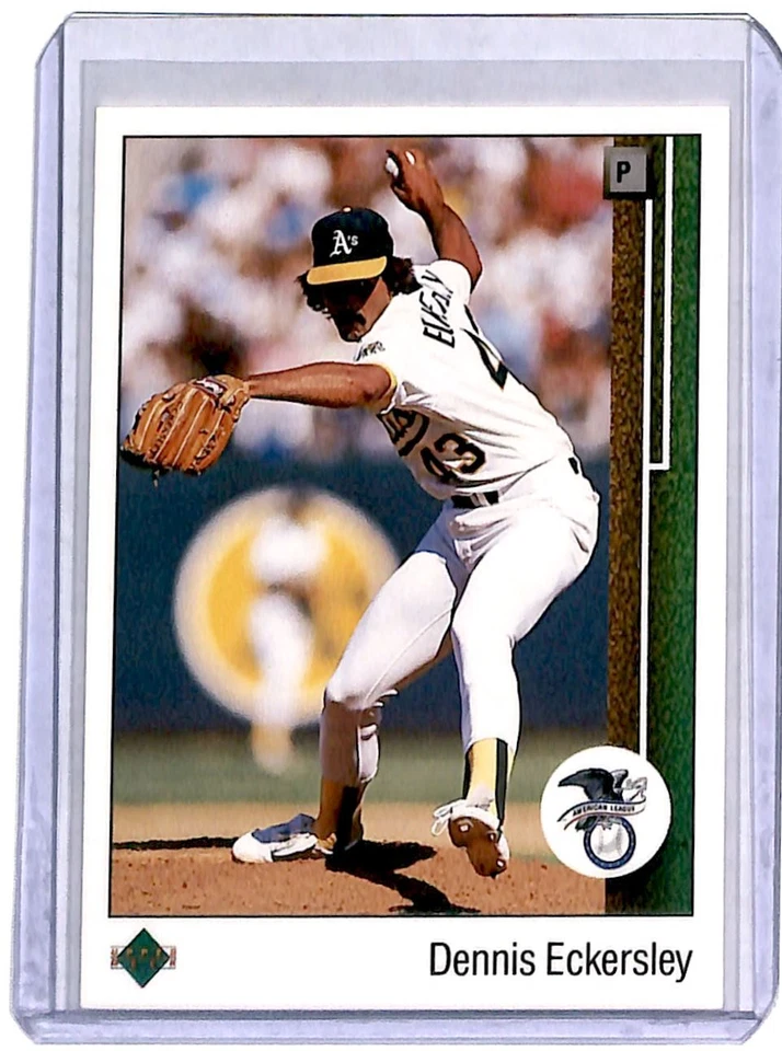 1989 Upper Deck Dennis Eckersley Oakland Athletics #664 - Image 1 of 2