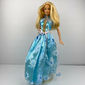 Barbie Mode Puppe Vintage 1998 Mattel 90er blaues Kleid Auffädeln - Bild 1 von 12