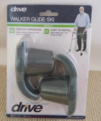 Esquís Drive Mobility Walker Glide grises NUEVO sellados Foto 1 de 4