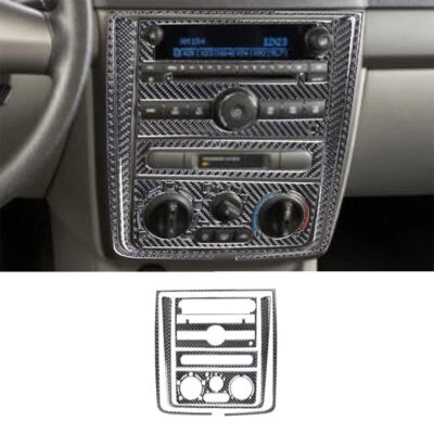 Cubierta de consola central de fibra de carbono tipo B 2007-10 para Chevrolet Cobalt 5 piezas Foto 1 de 4