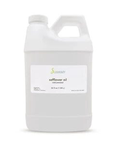 SAFFLOWER OIL HIGH OLEIC COLD PRESSED PREMIUM NATURAL 100% PURE 64 OZ - Picture 1 of 5