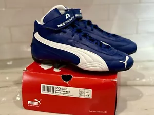 RARE Puma Sparco Williams BMW Race F1 Team Rennkatze Mid 05 Mazarine BLUE 11.5 - Picture 1 of 8