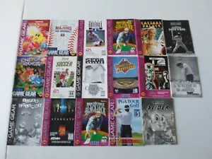Scegli: Manuali Sega Game Gear, 100% Originali, Scegli dall'elenco, Libri Istruzioni - Foto 1 di 67
