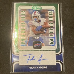 2024 Panini Certified Frank Gore #MS-FG Mirror Signatures Green Auto /5 BILLS - Bild 1 von 4
