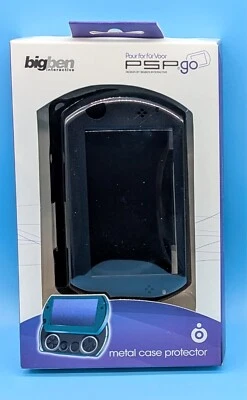 NEW Sony PlayStation PSP Go Metal Console Case/Shell - Black/Silver/Blue/Red - Image 1 of 2