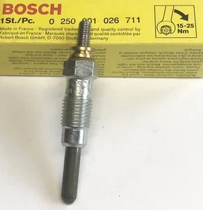 Bosch 0250201026 Bujía 11,5 V se adapta a Daewoo, MB, Puch, Ssangyong heater plu - Imagen 1 de 2