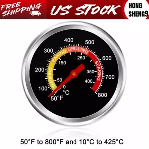 Barbecue Temperature Thermometer Gauge BBQ Grill Smoker Pit Thermostat BBQ Tool - Picture 1 of 10
