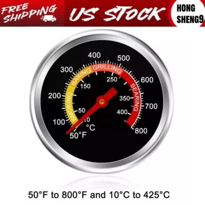 Termómetro de temperatura para barbacoa Medidor Barbacoa Parrilla Ahumador Pit Termostato Herramienta para barbacoa Foto 1 de 4