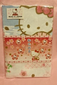 Sanrio Hello kitty face wash towel/hand towel- 34cmx72cm Special Japan Made - Picture 1 of 3