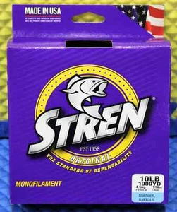 Stren Original Fishing Line 1000YD SOES-26 Clear Blue Fluorescent CHOOSE WEIGHT! - Picture 1 of 11