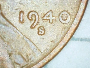 1940 S Lincoln Wheat Cent Nice Doubling on Date and on Y / Rimmed L - Picture 1 of 9
