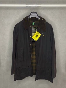 Mens Barbour Classic Beaufort Rustic Brown Waxed Cotton Jacket A190 Size C46 - Picture 1 of 14