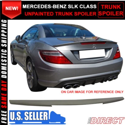 Alerón de maletero estilo AMG de 2 puertas ABS sin pintar para Mercedes-Benz Clase SLK R172 11-16 Foto 1 de 4