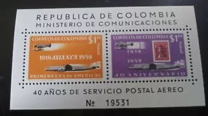 Columbia. Scott's # C349. Estampillada sin montar o nunca montada. 45 aniversario de la tienda de sellos de sal de correo aéreo. - Imagen 1 de 1