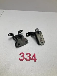 10-14 Subaru Outback Passenger Rear Door Hinge Lower Upper Set Black OEM - Picture 1 of 6