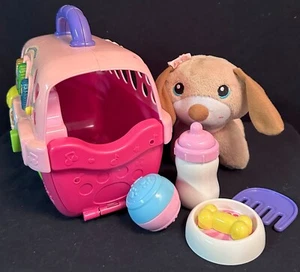 VTech Care For Me Porta Aprendizaje Rosa con Cachorro Ilumina Colores Formas - Imagen 1 de 11