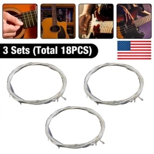 1/2/3 Set Corde Sostituzione Corde Nylon Per Chitarra Acustica Classica - Foto 1 di 17