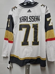 William Karlsson Adidas Mens LARGE (52) jersey Las Vegas Golden Knights WHITE - Picture 1 of 8