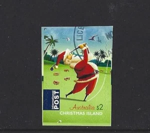 AUSTRALIA 2017 ISLA DE NAVIDAD AUTOADHESIVO SELLO INTERNACIONAL FINO USADO - Imagen 1 de 1